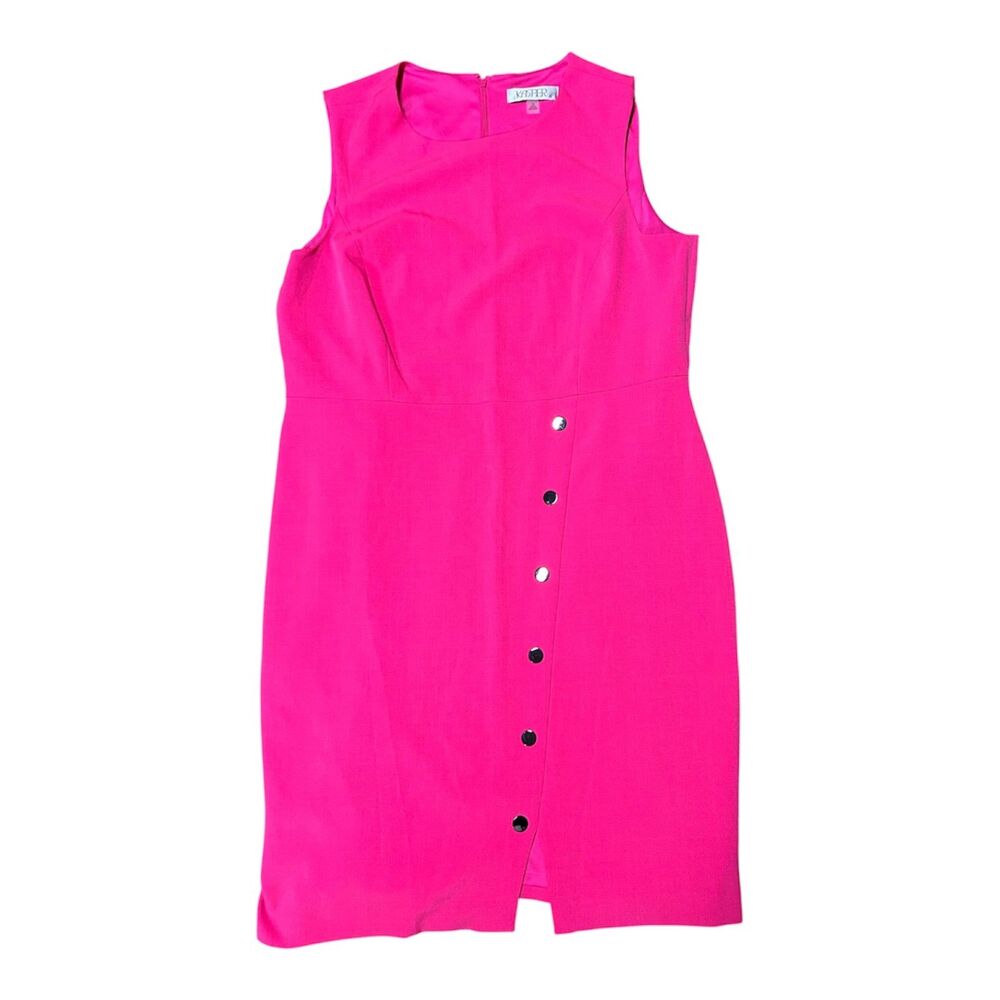KASPER, Women's Bodycon Midi Dress, Pink, Size 18, Used